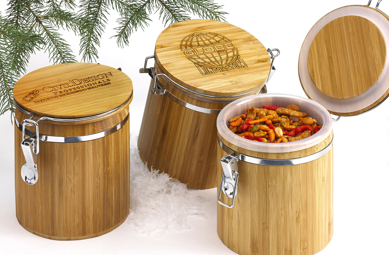 Bamboo Gift Canisters